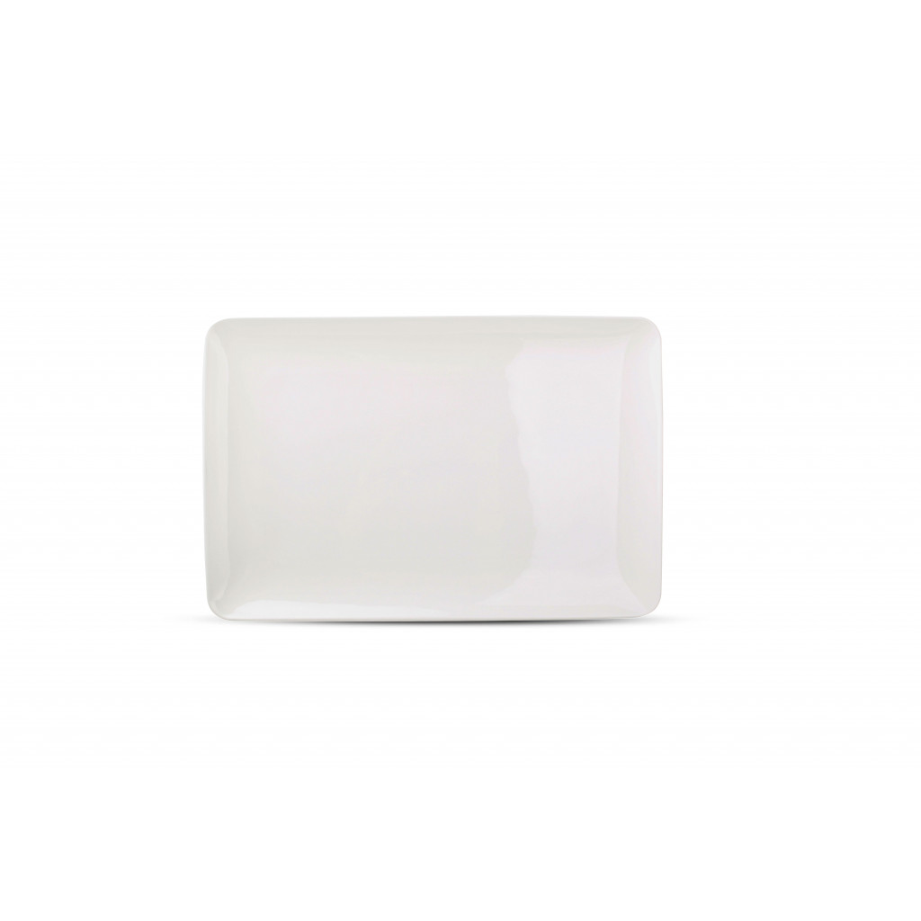 Bonbistro Plate 36x24cm white Solid