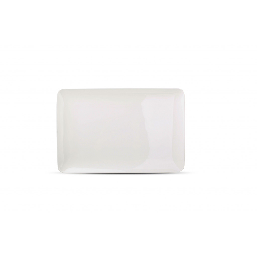 Bonbistro Talíř 30x20cm white Solid