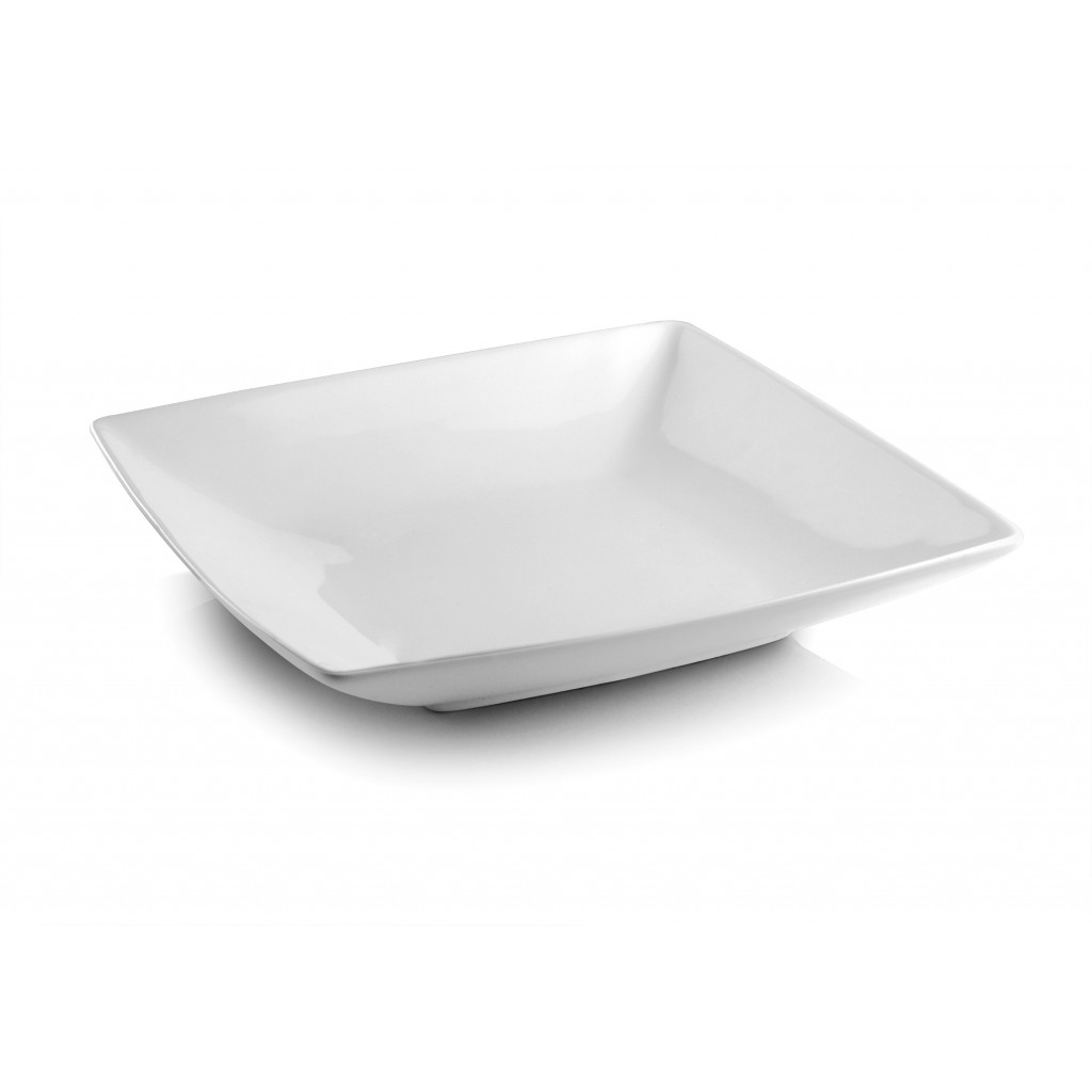 Bonbistro Deep plate 22x22xH4cm white Squito