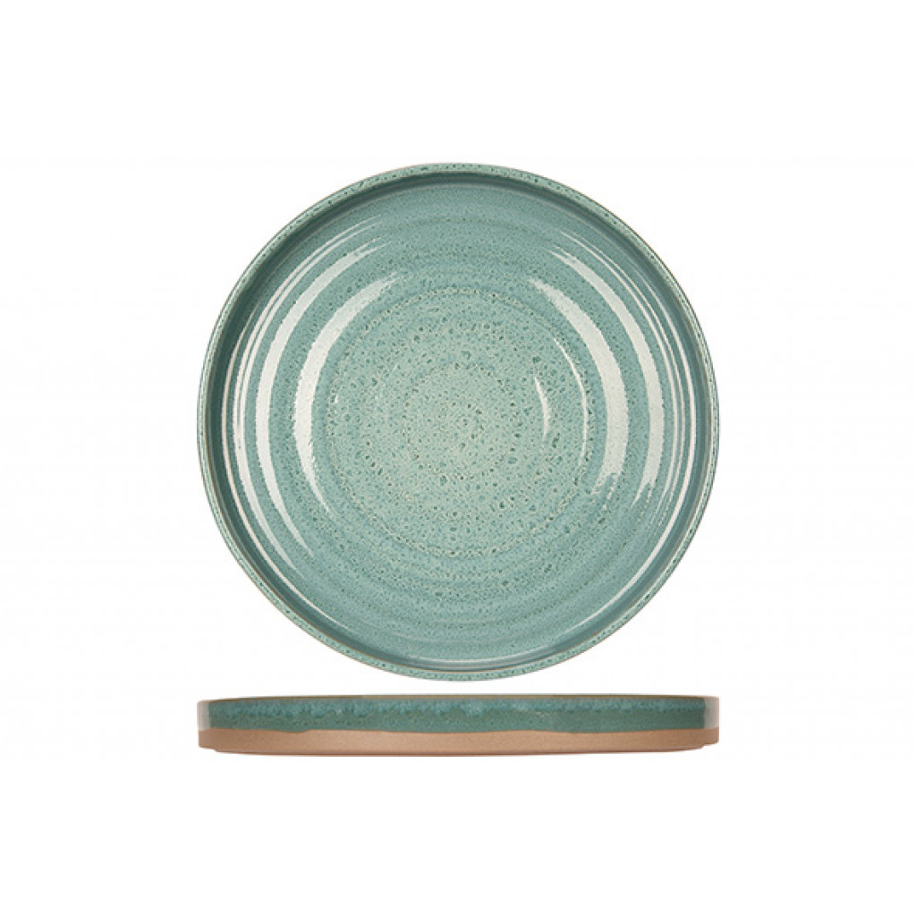 Cosy&Trendy BASALT OCEAN GREEN DINNER PLATE D26CM