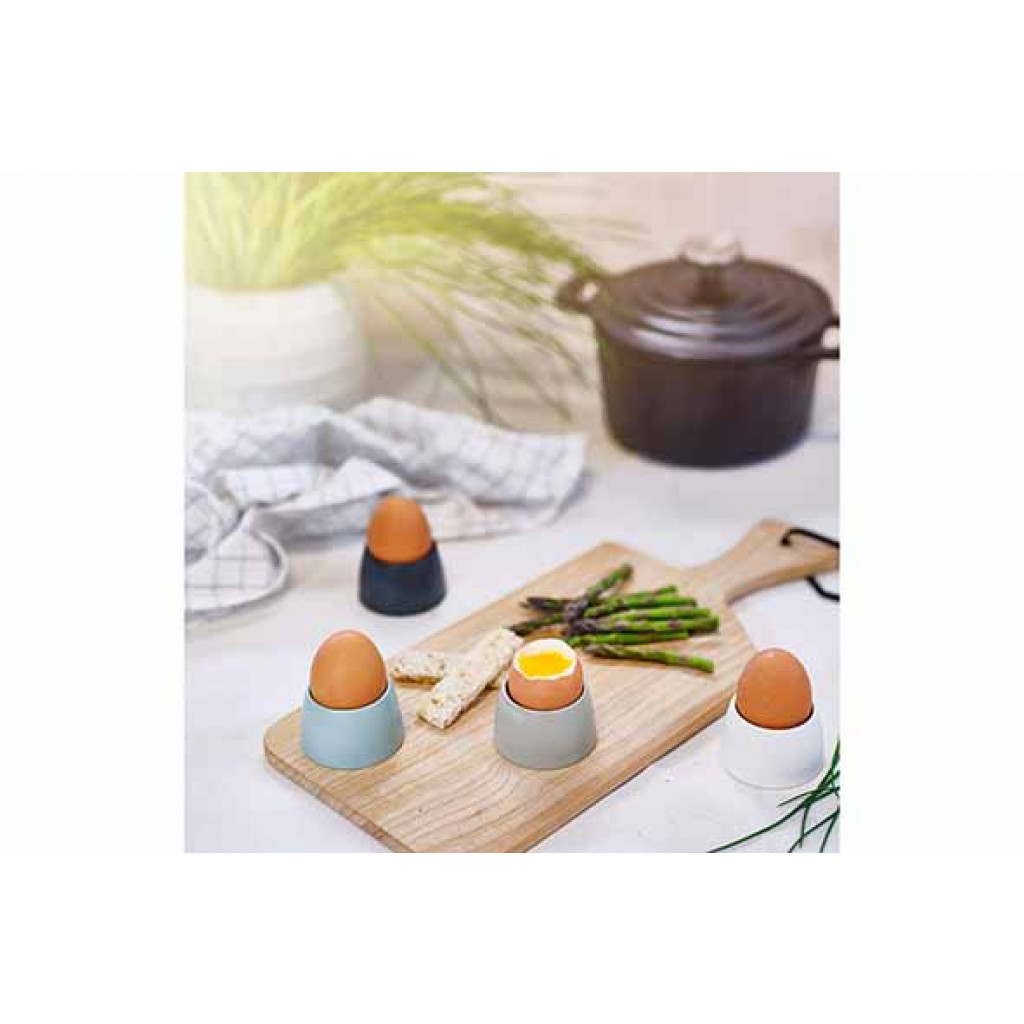 Cosy&Trendy KUPO EGG CUP HARBOUR GRAY SET 4D6XH3.7CM - MELAMINE