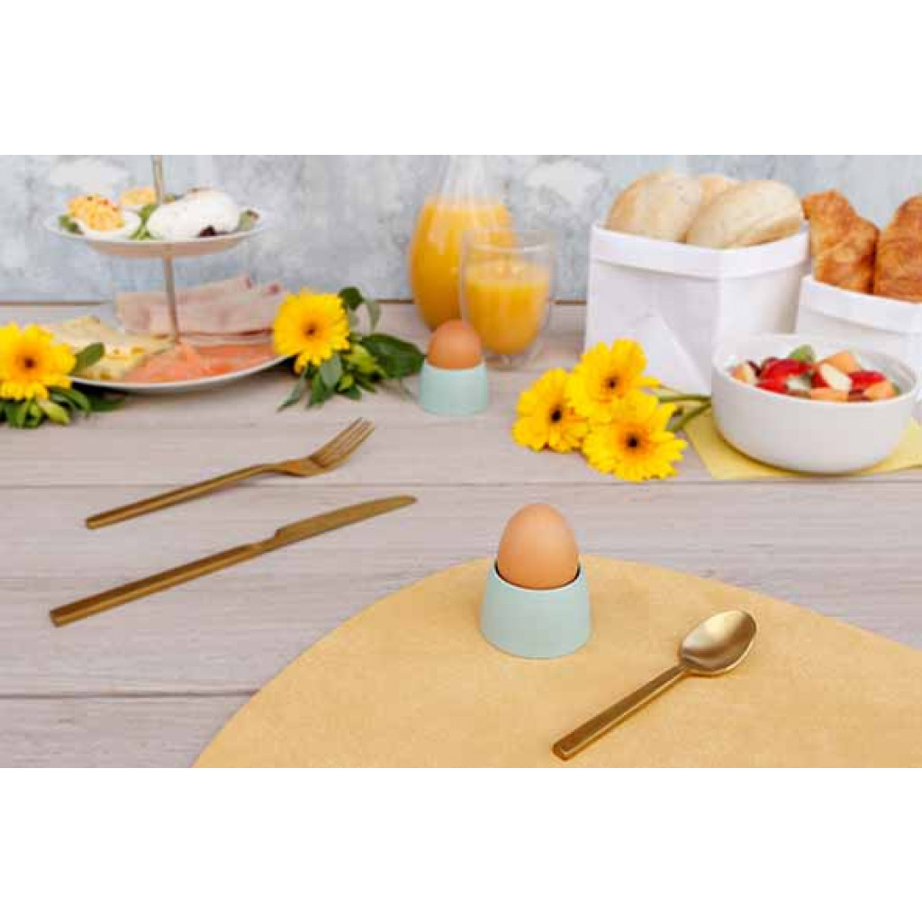 Cosy&Trendy KUPO EGG CUP HARBOUR GRAY SET 4D6XH3.7CM - MELAMINE