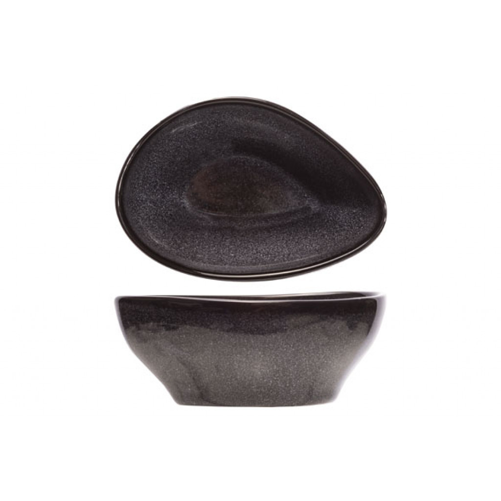 Cosy&Trendy BLACK GRANITE DISH 14X10,5XH6CMTRIANGULAR