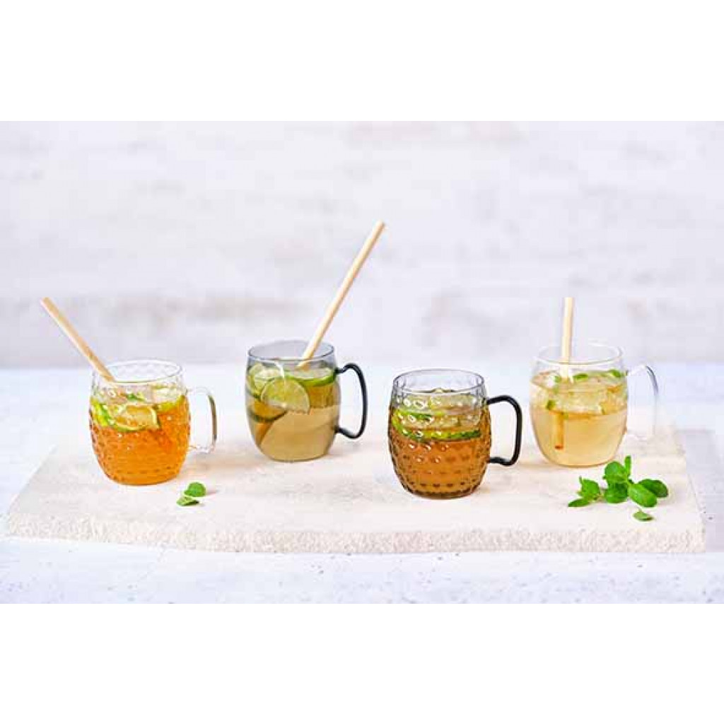 Cosy&Trendy MOSCOW MULE GLASS HAMMERTONE TRANSPARENT