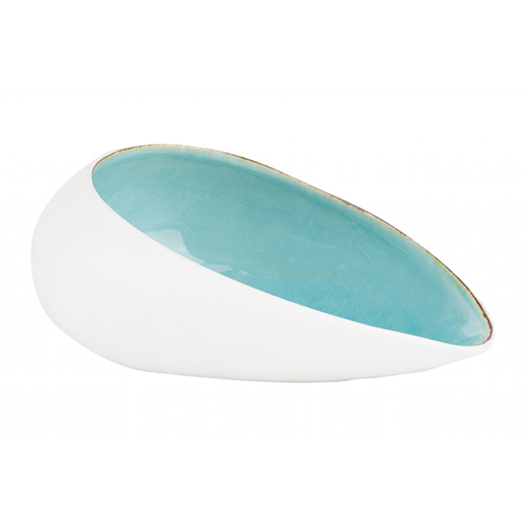 Cosy&Trendy LAGUNA AZZURRO BOWL 21,5X15XH8,5CMDROP-SHAPE