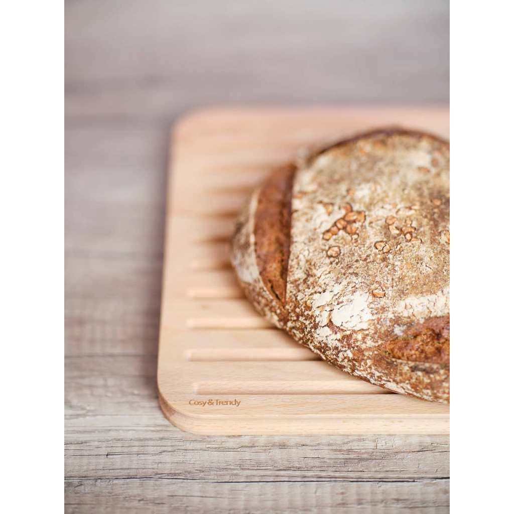 Cosy&Trendy ONESTA BREAD BOARD 39X29XH2CM RECTANBEECH DOUBLE SIDED USE