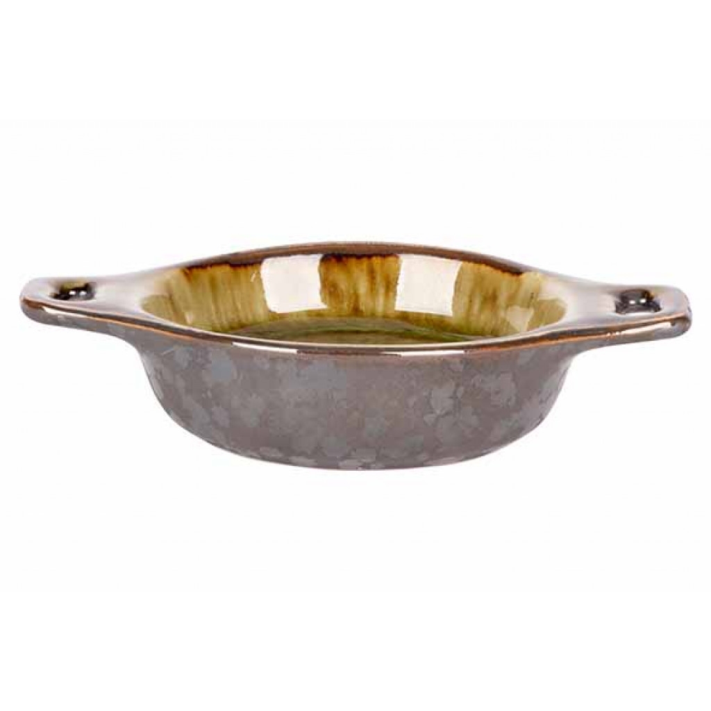 Cosy&Trendy ELEMENTS MINERAL APERO DISH 9,4X6,6XH2,9CM WITH HANDLES