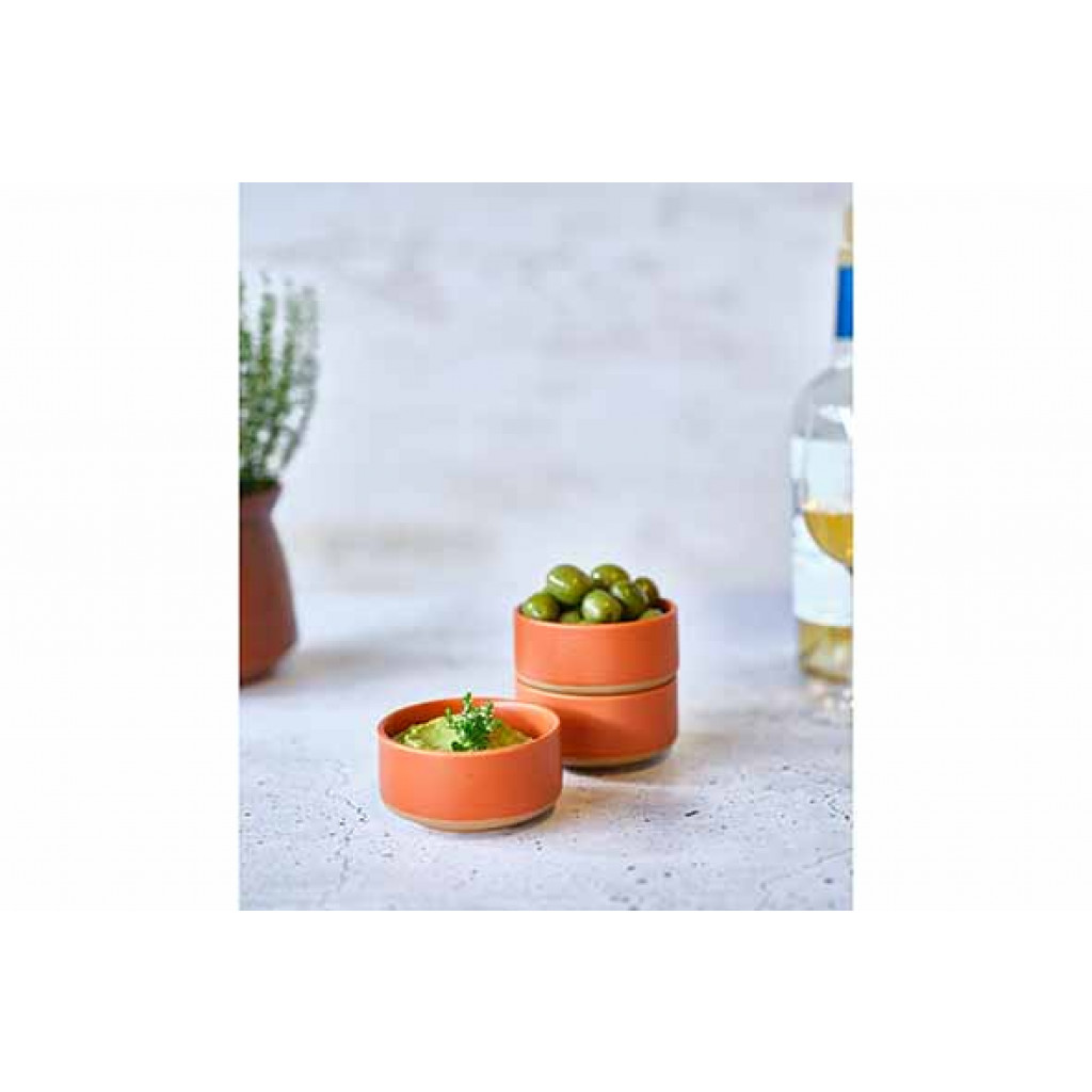 Cosy&Trendy DELA BOWL SET3 D10,5XH5CM TERRACOTTA