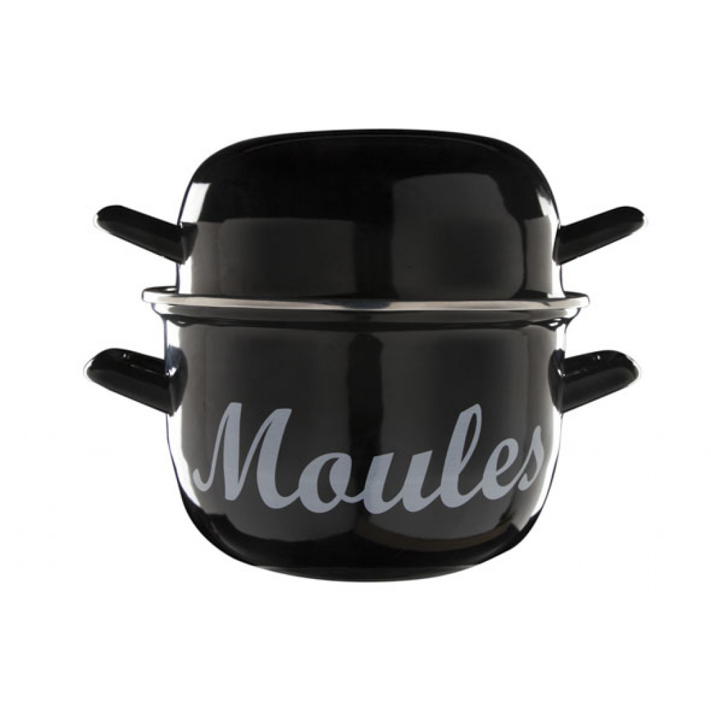 Cosy&Trendy MOULES MUSSEL CASS 18CM BLACK-1KG - 2.8L