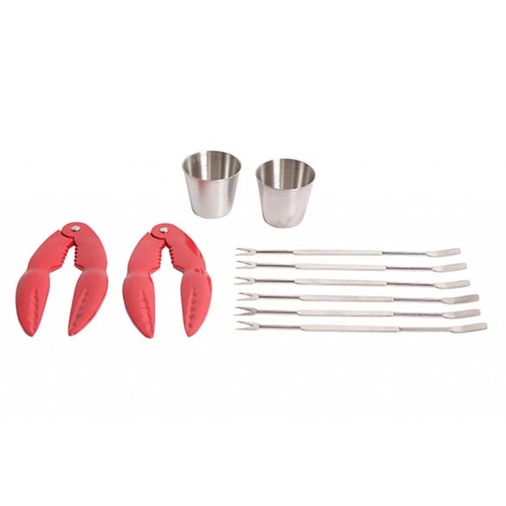 Cosy&Trendy LOBSTER SET 6PERS - PINCER-FORK-CONTAINER