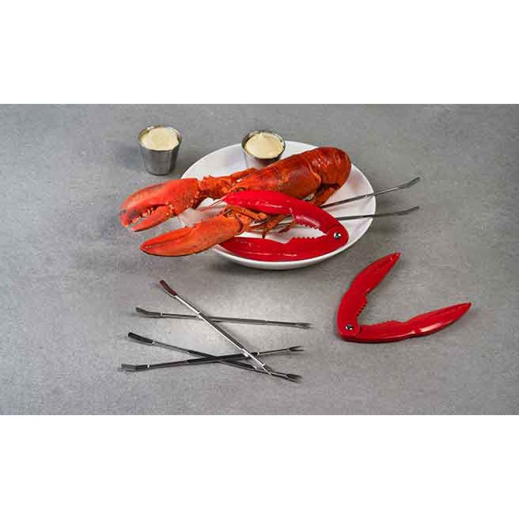 Cosy&Trendy LOBSTER SET 6PERS - PINCER-FORK-CONTAINER