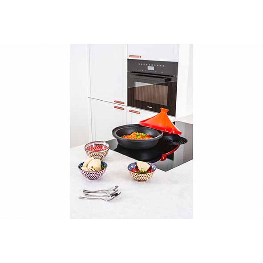 Cosy&Trendy TAJINE BLACK-ORANGE D30CM INDUCTION