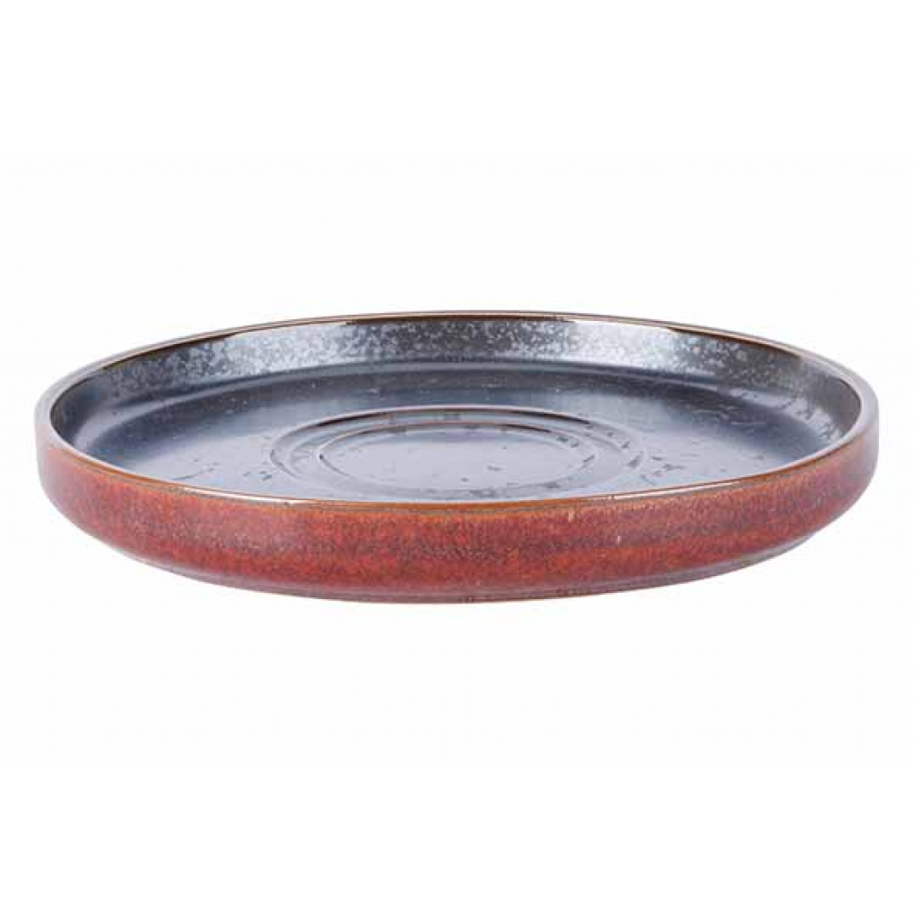 Cosy&Trendy ELEMENTS MAROON SAUCER D14XH1,6CM