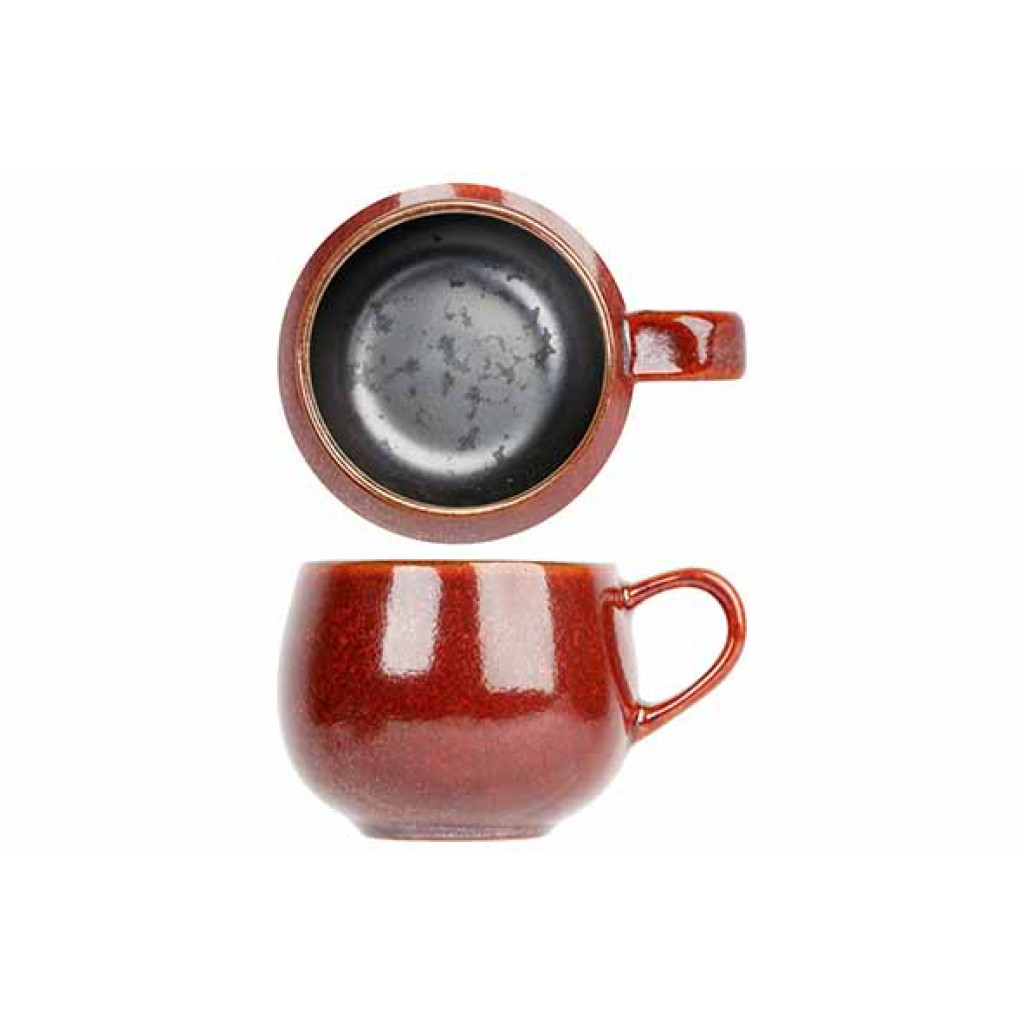 Cosy&Trendy ELEMENTS MAROON COFFEE CUP 19CLD7XH6,2CM WITH HANDLE