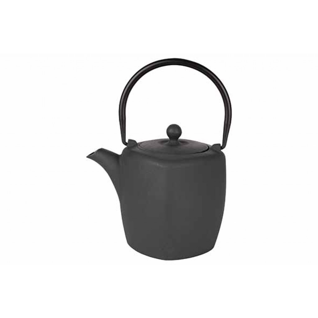 Cosy&Trendy TEAPOT DARK GREY 0,9L 10X17XH14CM CAST IRON