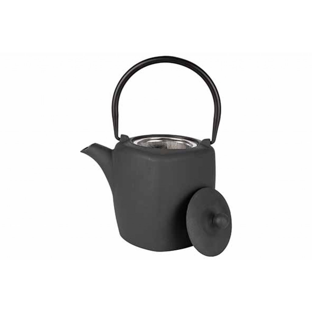 Cosy&Trendy TEAPOT DARK GREY 0,9L 10X17XH14CM CAST IRON