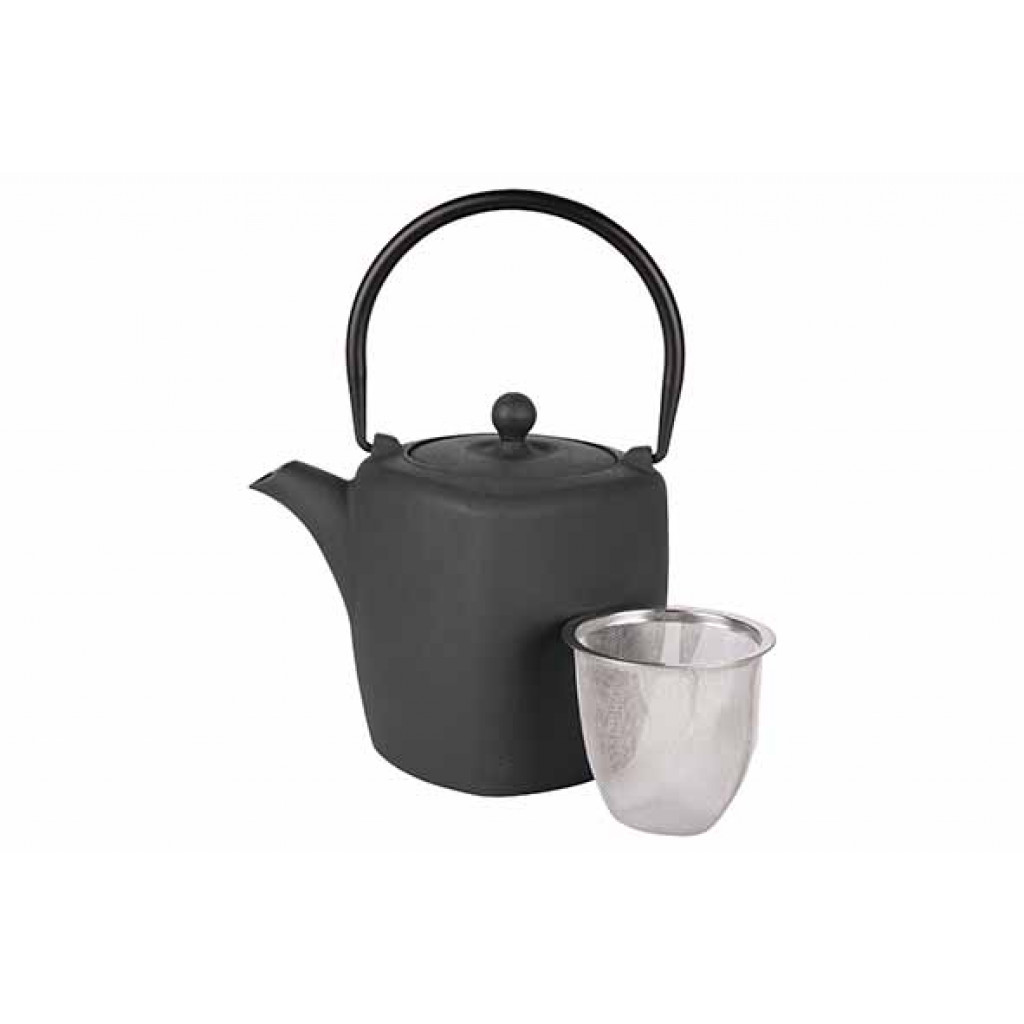 Cosy&Trendy TEAPOT DARK GREY 0,9L 10X17XH14CM CAST IRON