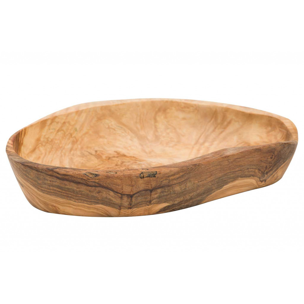 Cosy&Trendy ORGANIC SALADBOWL NATURE 20-24X14X5CMLANGLICH OLIVEWOOD