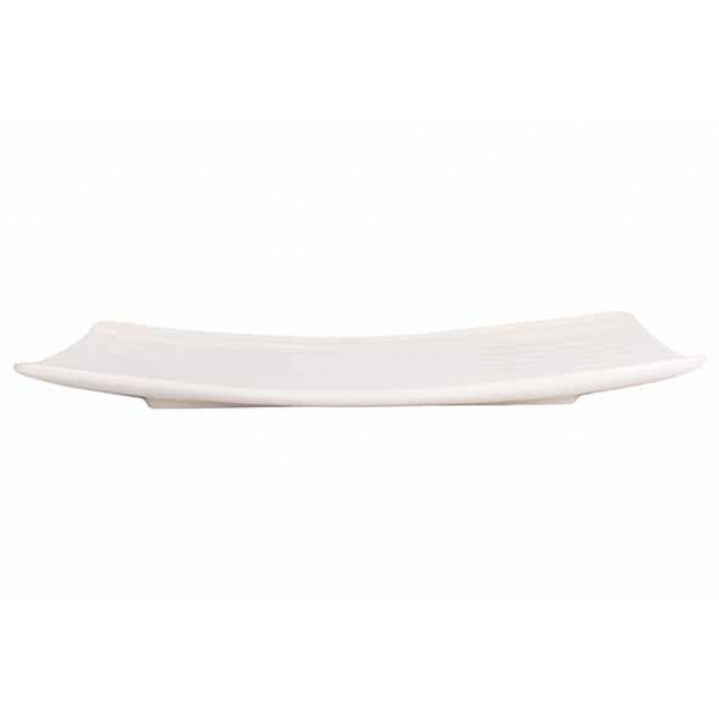 Cosy&Trendy ARTISAN WHITE RECTANGULAR PLATE 36X20CM