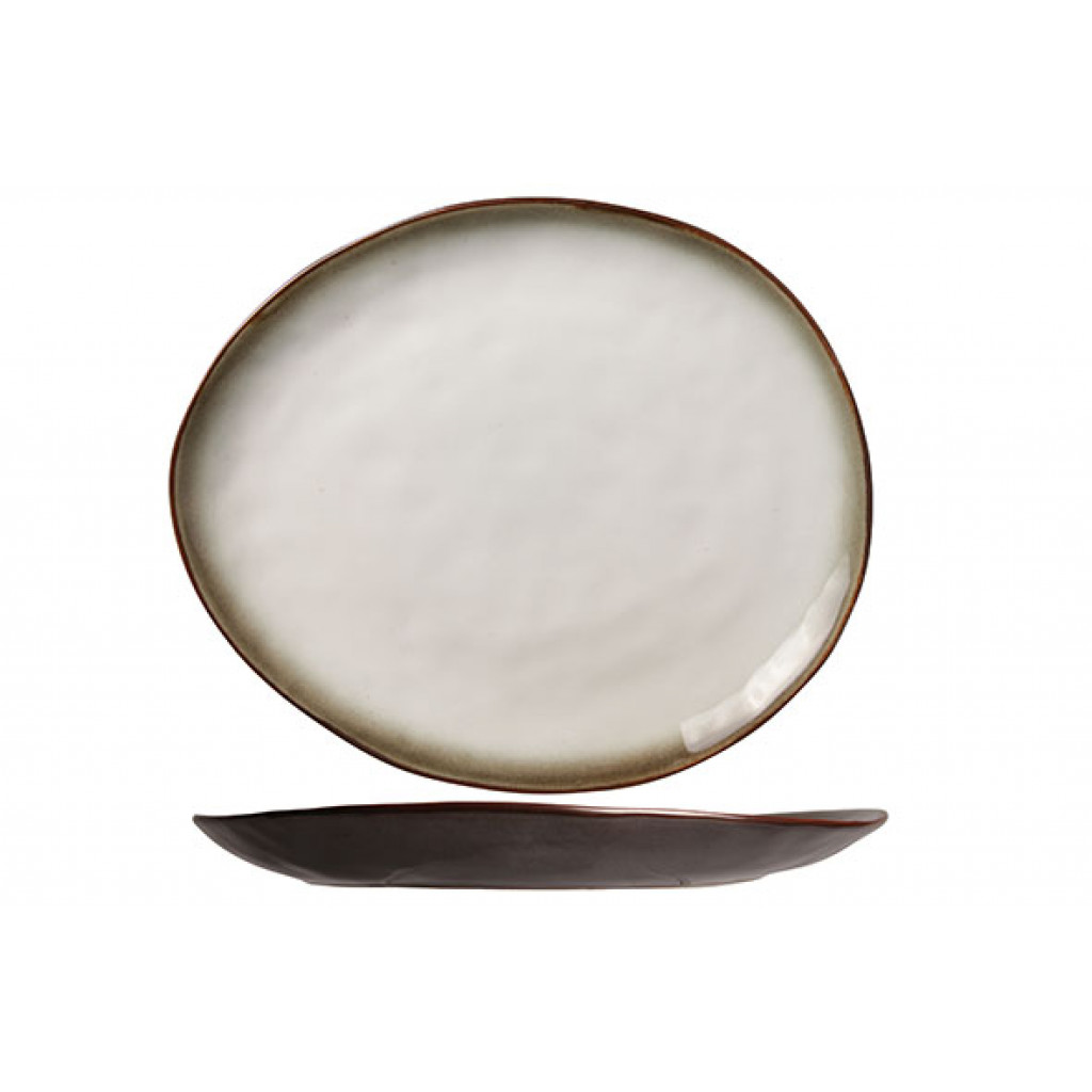 Cosy&Trendy PLATO OVAL PLATE MATT 27X23CMEXTERIOR MATT