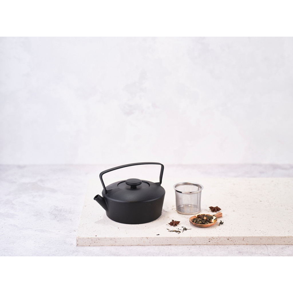 Cosy&Trendy CHARLIETEAPOT BLACK 0,71L CAST IRON