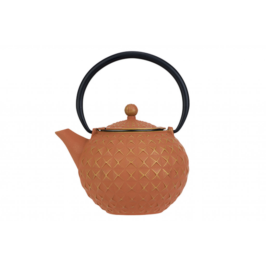 Cosy&Trendy SAKAI TEAPOT GOLD-TERRACOTTA 1L CASTIRON