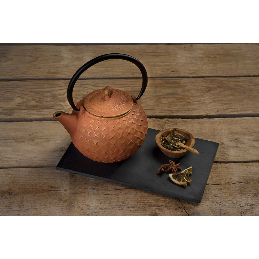 Cosy&Trendy SAKAI TEAPOT GOLD-TERRACOTTA 1L CASTIRON