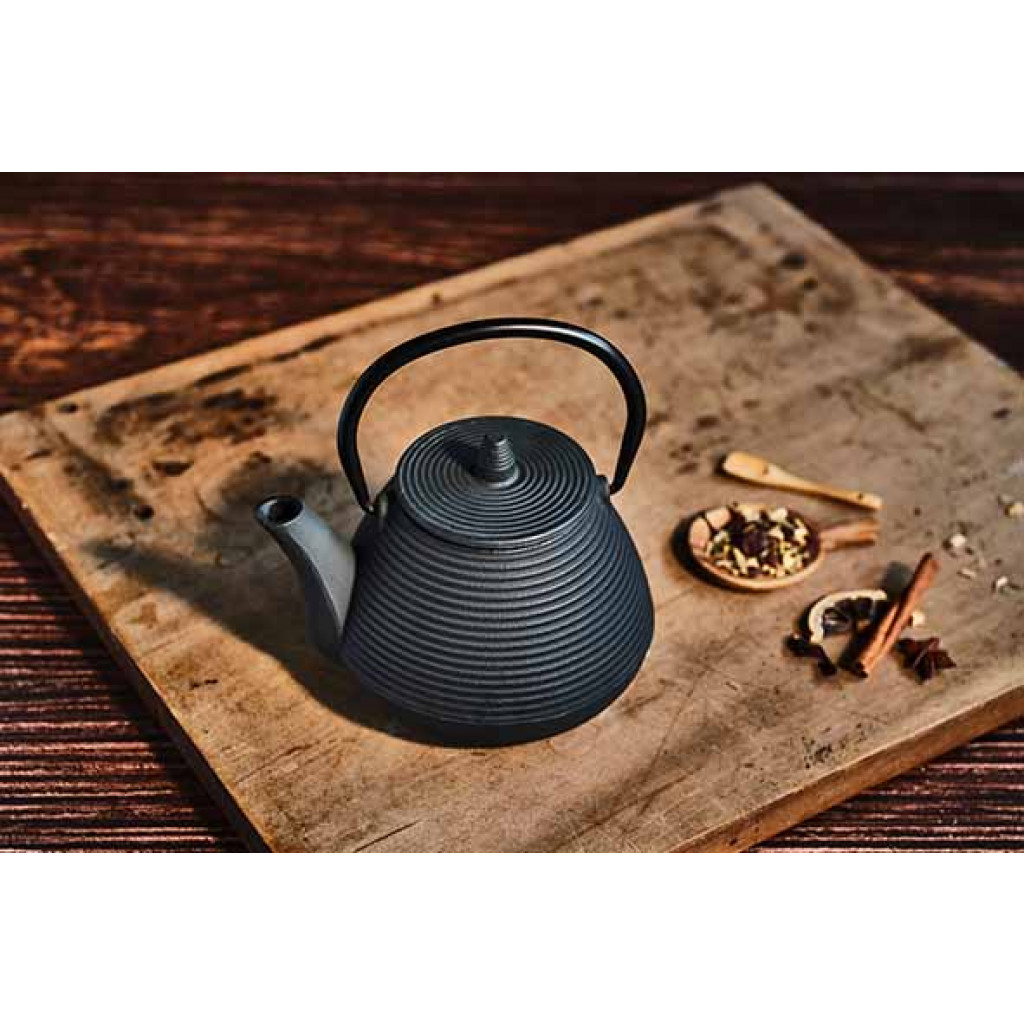 Cosy&Trendy TEAPOT DARK GREY 1L CAST IRON