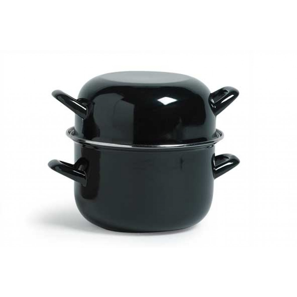 Cosy&Trendy MUSSEL CASSEROLE D24CM BLACK INDUCTION