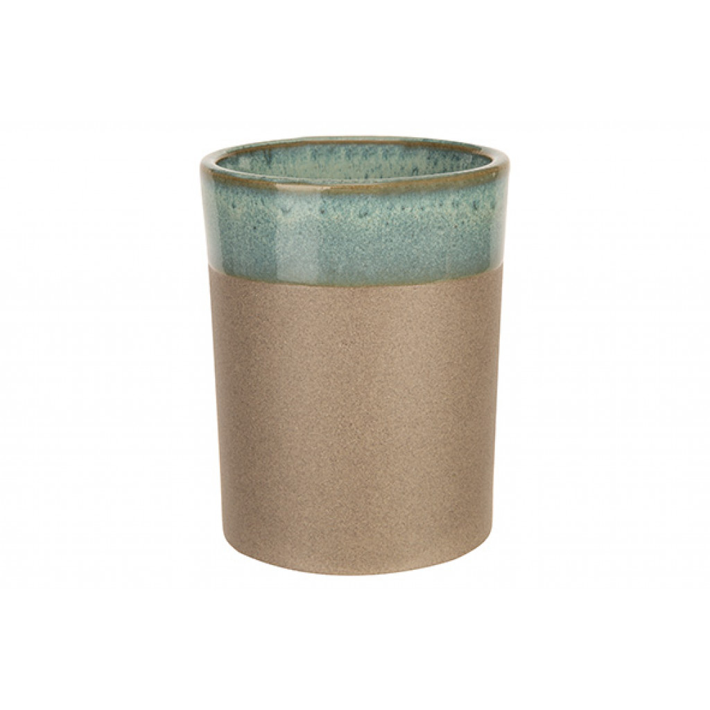 Cosy&Trendy BASALT OCEAN GREEN MUG D6,5XH8,6CM17CL WITHOUT HANDLE