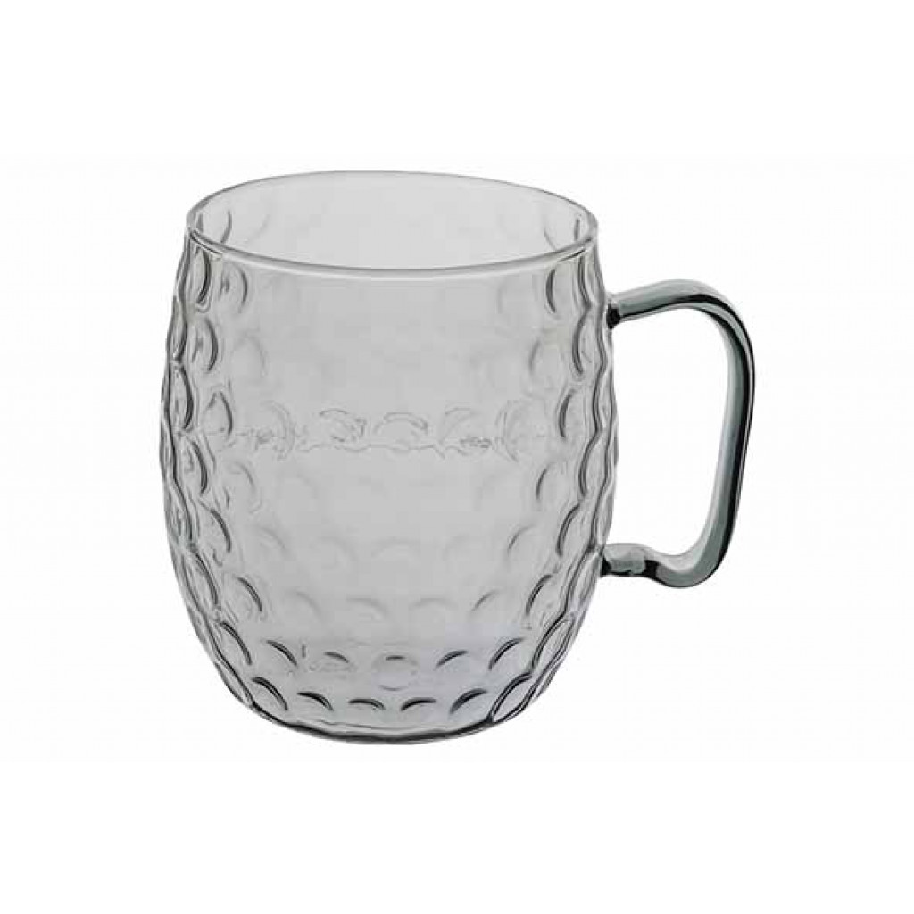 Cosy&Trendy MOSCOW MULE GLASS HAMMER TONE BLACKTRANSPARENT