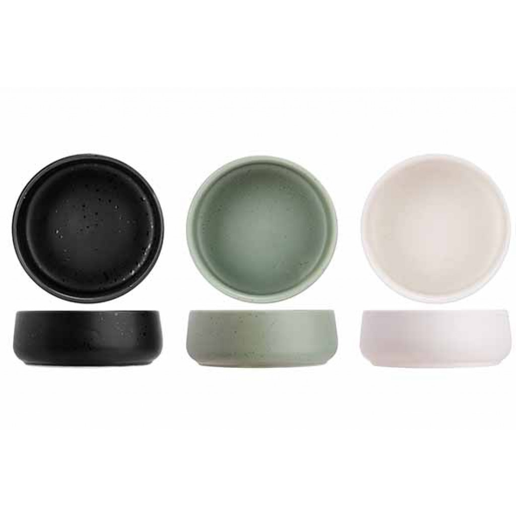 Cosy&Trendy BITES APEROSET 4PCS - SERVING BOARD32X10,5CM + 3X BOWL D9,5X3,5CM