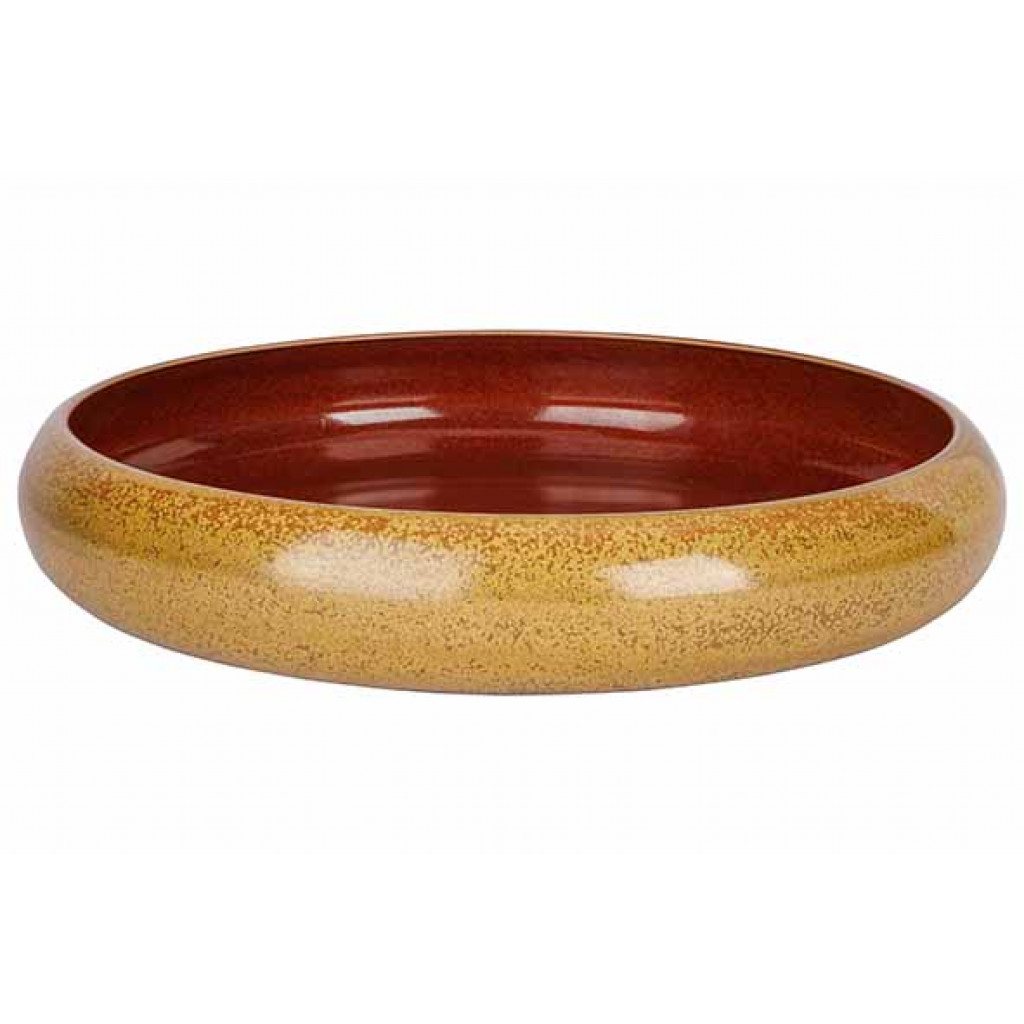 Cosy&Trendy ELEMENTS MUSTARD PLATE D21,7XH4,5CM