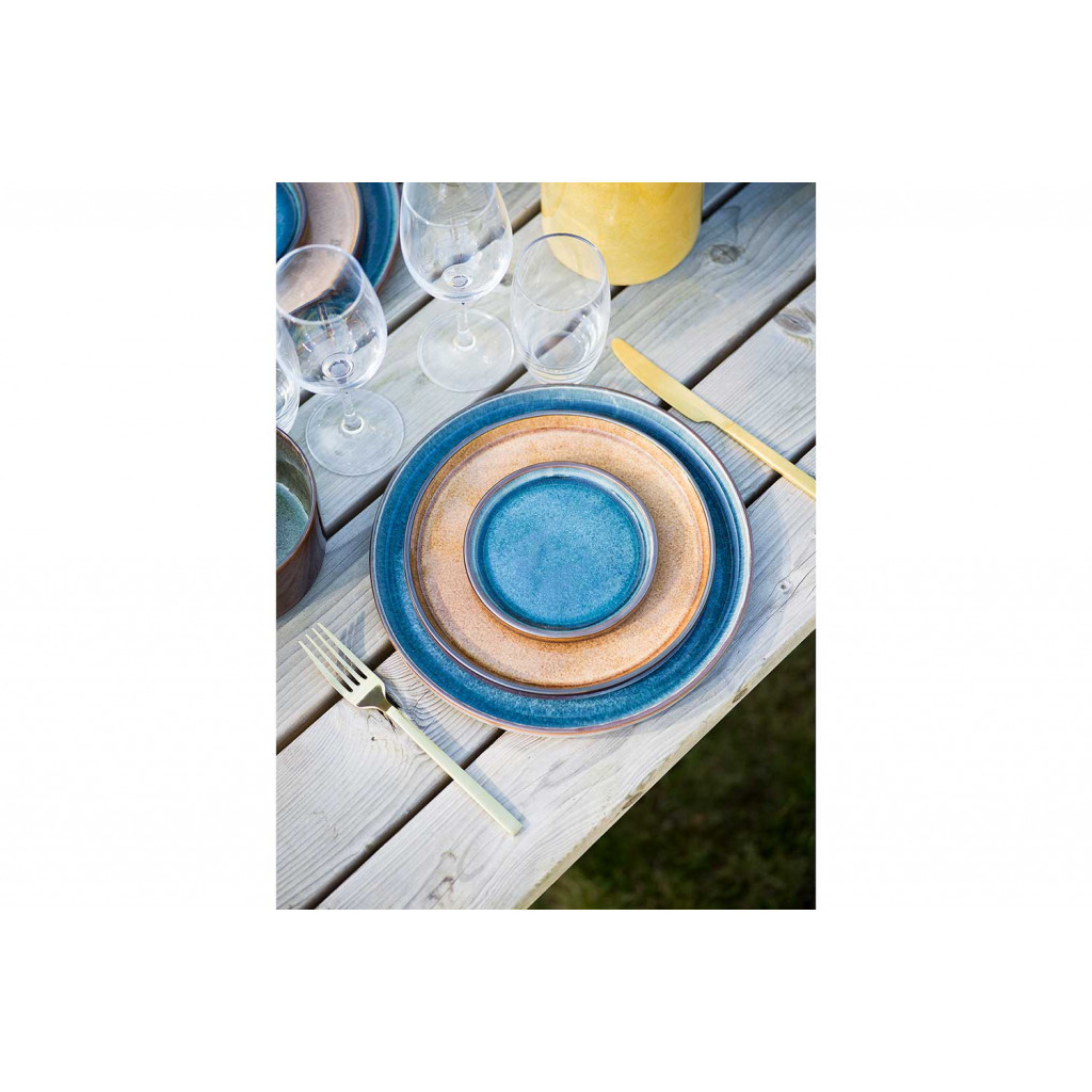 Cosy&Trendy QUINTANA BLUE DINNER PLATE D27,5CM