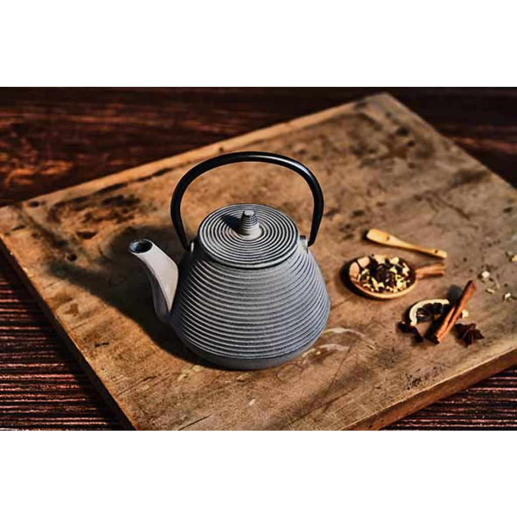 Cosy&Trendy TEAPOT LIGHT GREY  1L CAST IRON