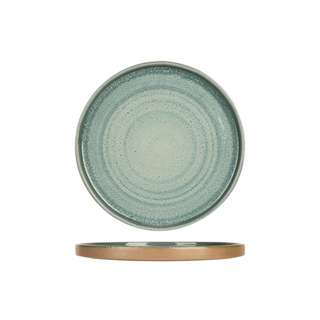 Cosy&Trendy BASALT OCEAN GREEN DESSERT PLATE D21CM