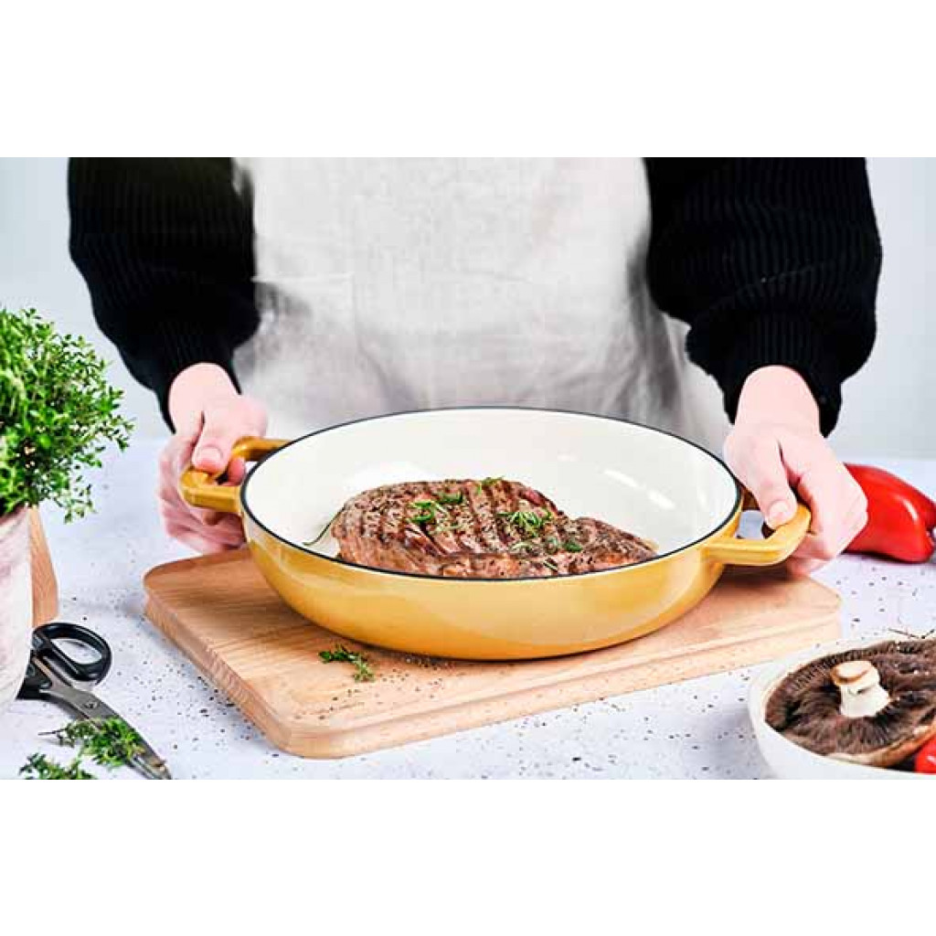 Cosy&Trendy FONTESTIC GRILL PAN AMBER GOLD D28XH6CMCAST IRON NS