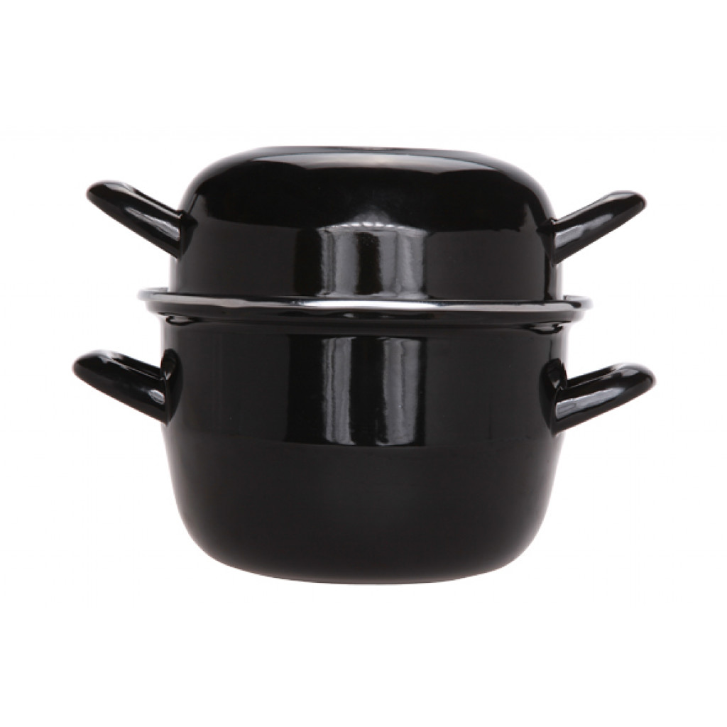 Cosy&Trendy MUSSEL CASSEROLE D18CM BLACK-1KG - 2.8L