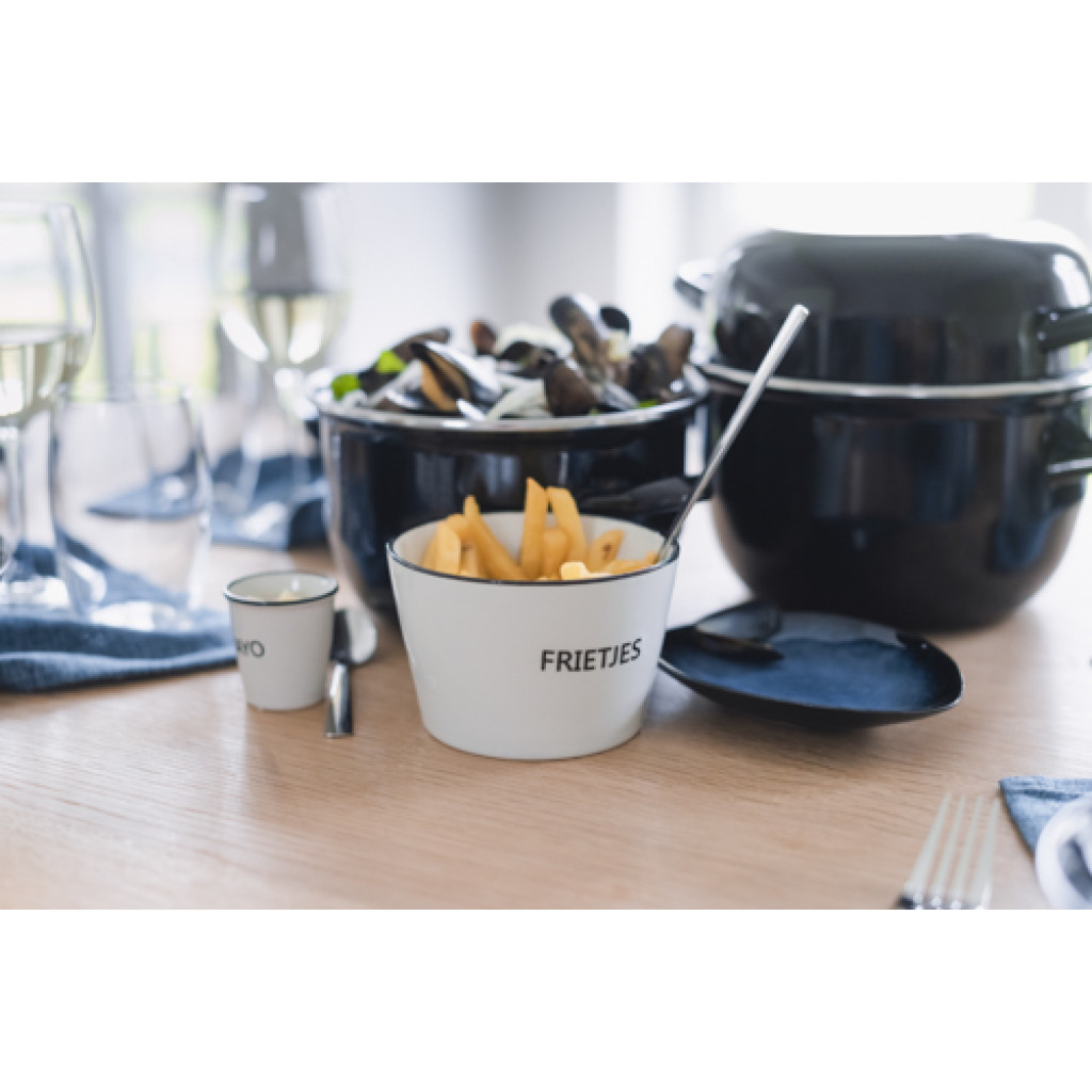 Cosy&Trendy MUSSEL CASSEROLE D18CM BLACK-1KG - 2.8L