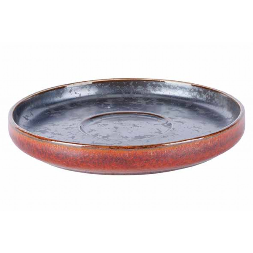 Cosy&Trendy ELEMENTS MAROON SAUCER D11XH1,6CM