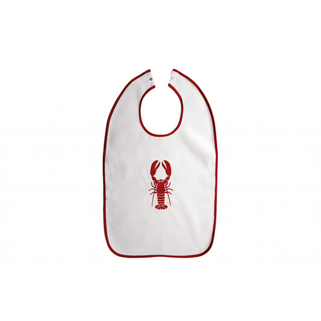 Cosy&Trendy LOBSTER BIB WHITE DECOR LOBSTER 44X73CM