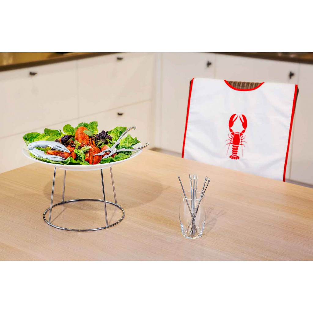 Cosy&Trendy LOBSTER BIB WHITE DECOR LOBSTER 44X73CM