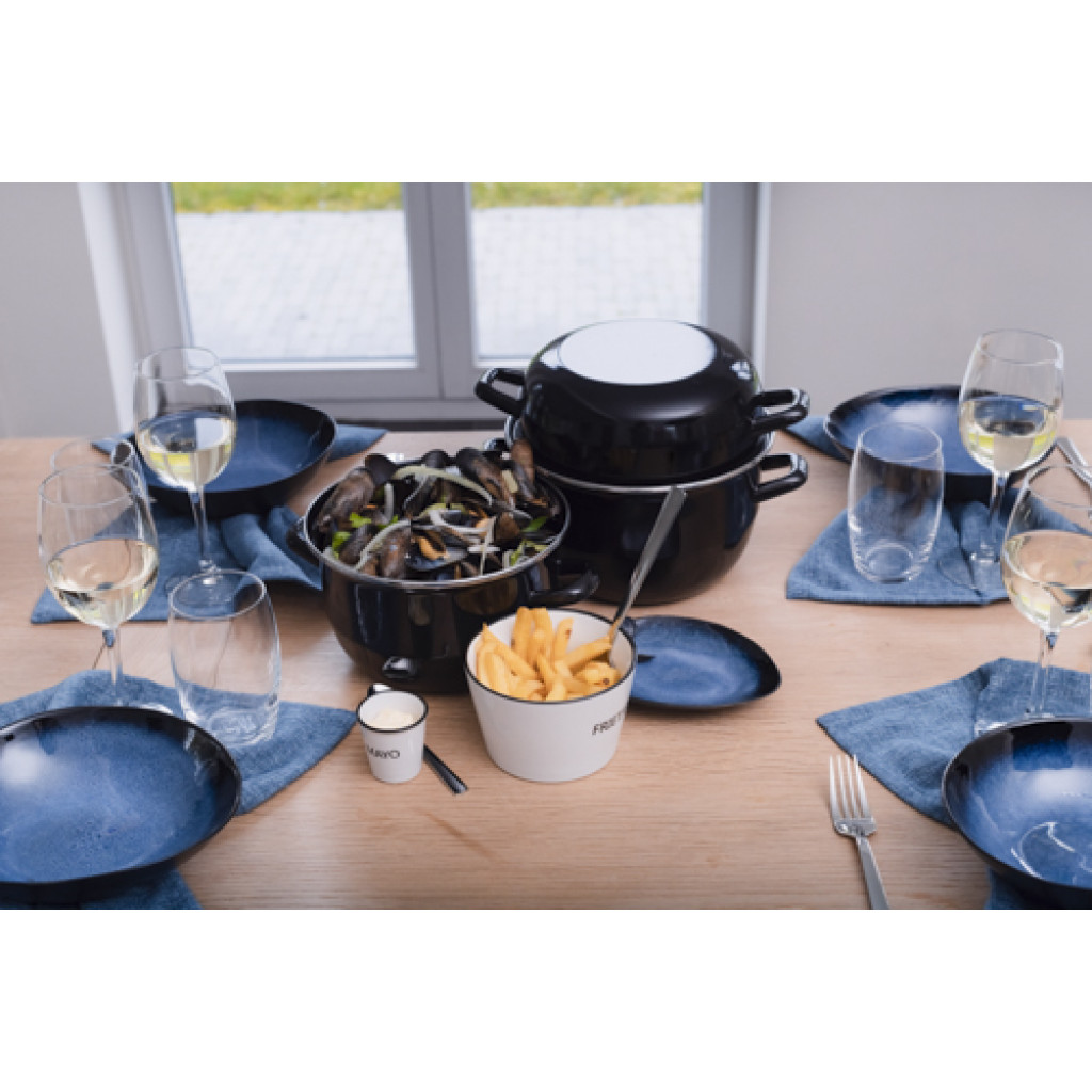 Cosy&Trendy MUSSEL CASSEROLE D20CM BLACK-NEW MODEL2KG - 3,250 L