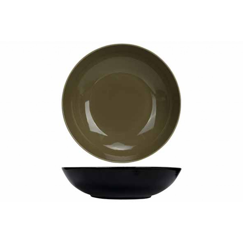 Cosy&Trendy JAXX OLIVE GREEN SOUP PLATE D21CM