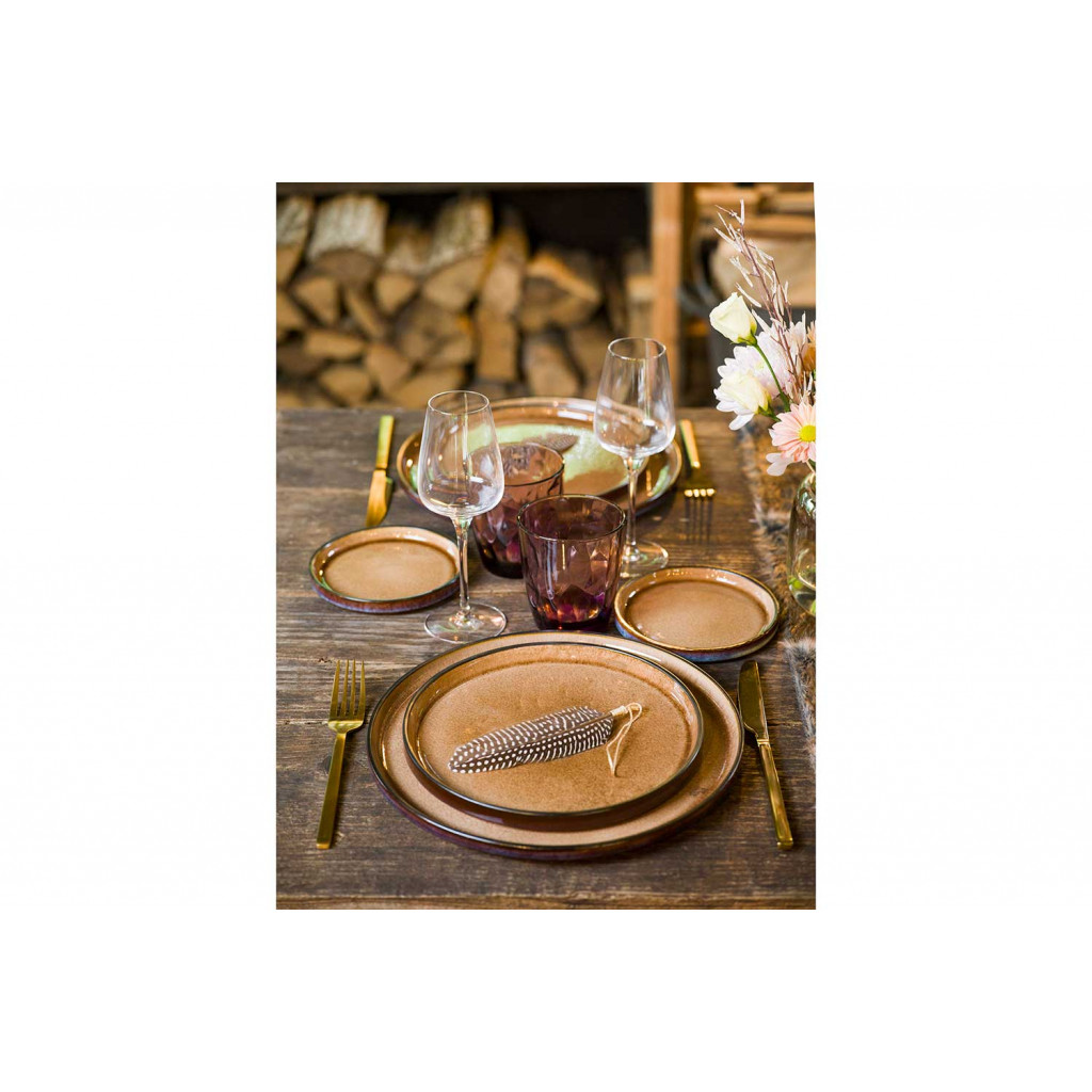 Cosy&Trendy QUINTANA AMBER SOUP PLATE D19,5XH5,2CM1L