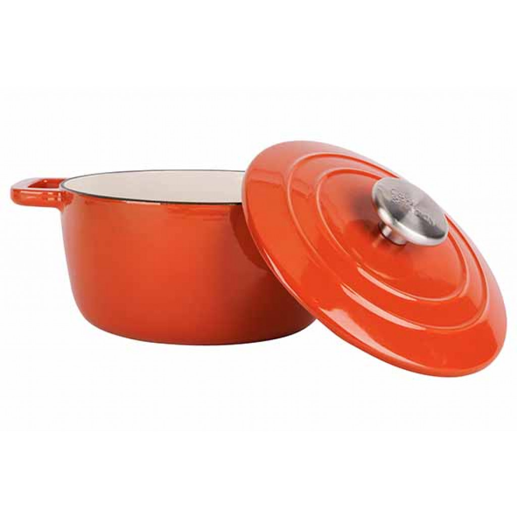 Cosy&Trendy FONTESTIC COOKING POT RUST D20XH10,5CM2,7L CAST IRON WITH LID