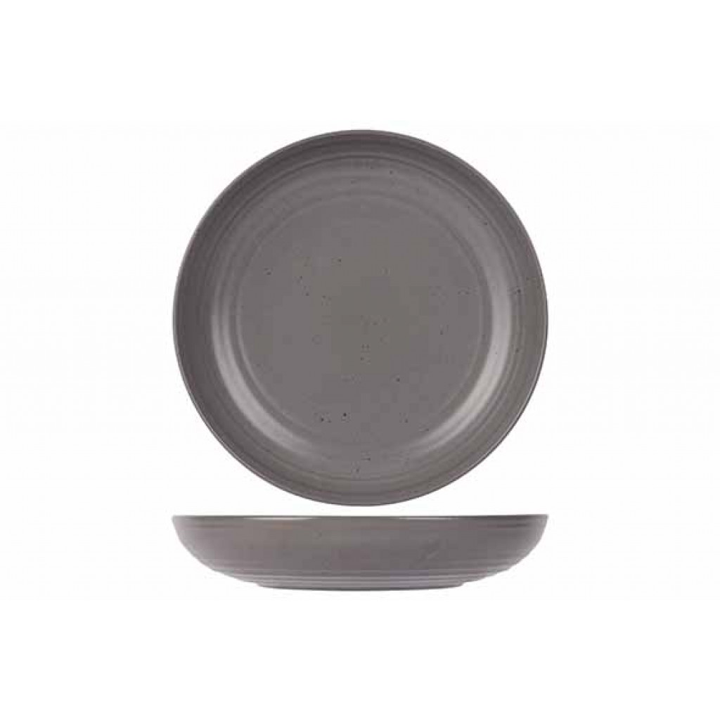 Cosy&Trendy ARTISAN GREY SOUP PLATE D25CMCOUPE 940ML