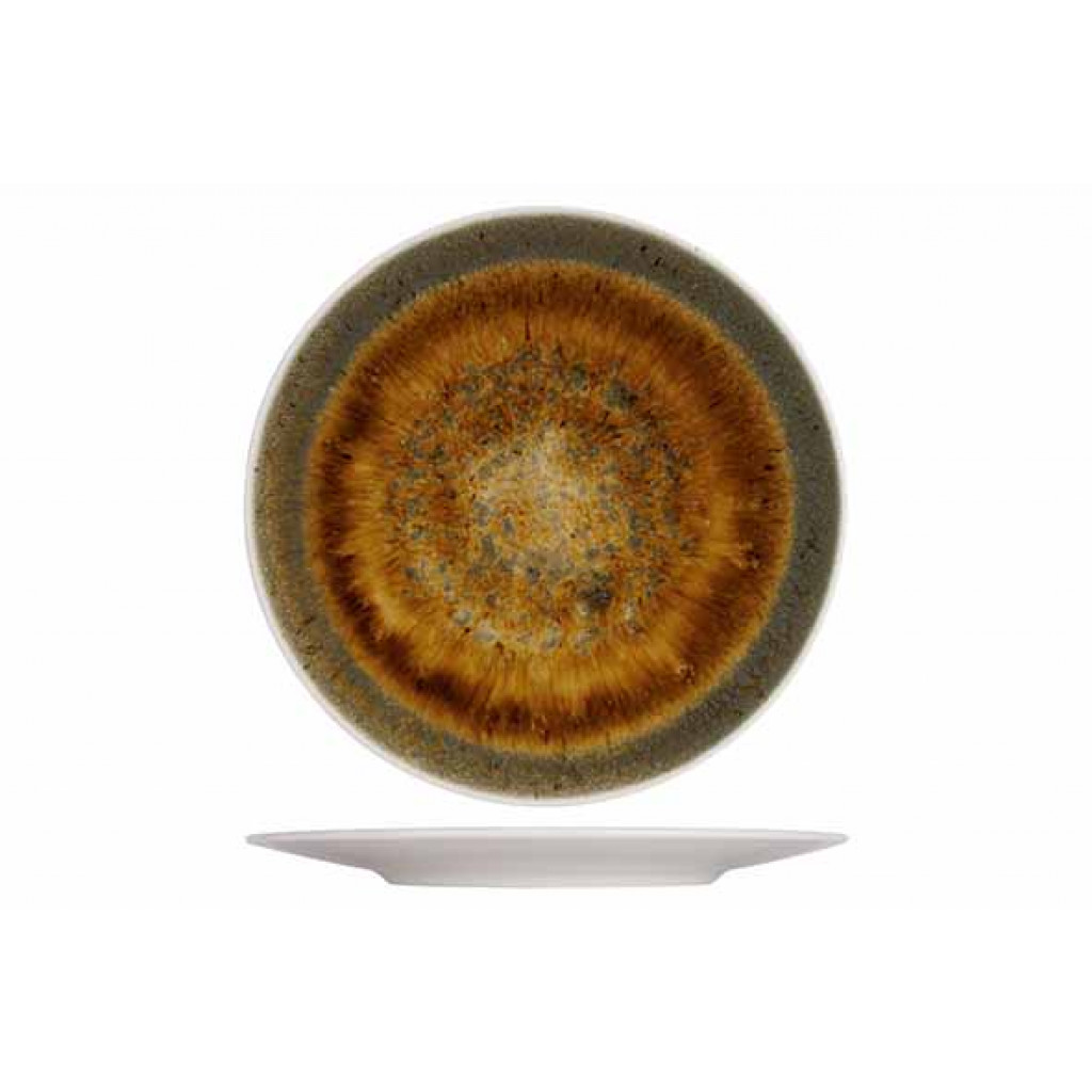 Cosy&Trendy IRIS BROWN DESSERT PLATE D20CM