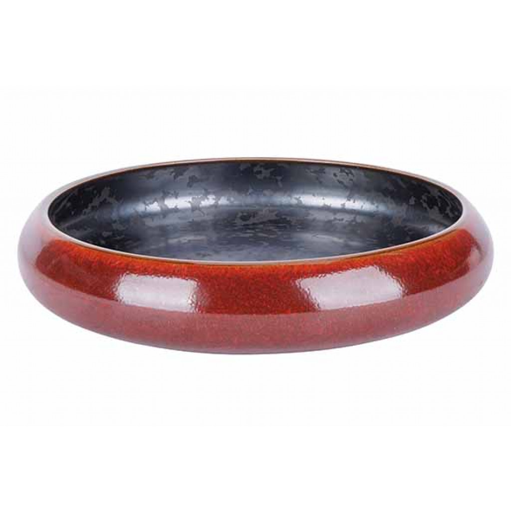 Cosy&Trendy ELEMENTS MAROON PLATE D16,6XH3,8CM