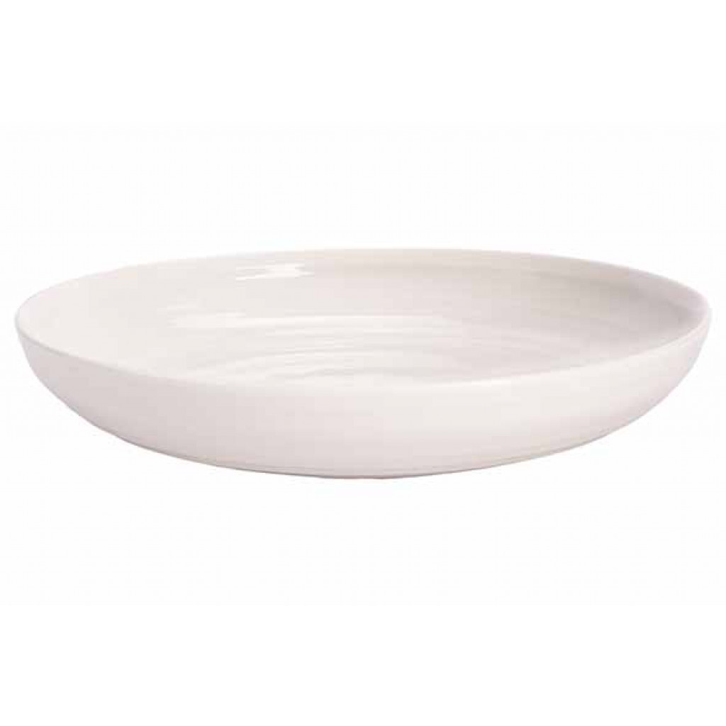 Cosy&Trendy ARTISAN WHITE SOUP PLATE D25CMCOUPE 940ML